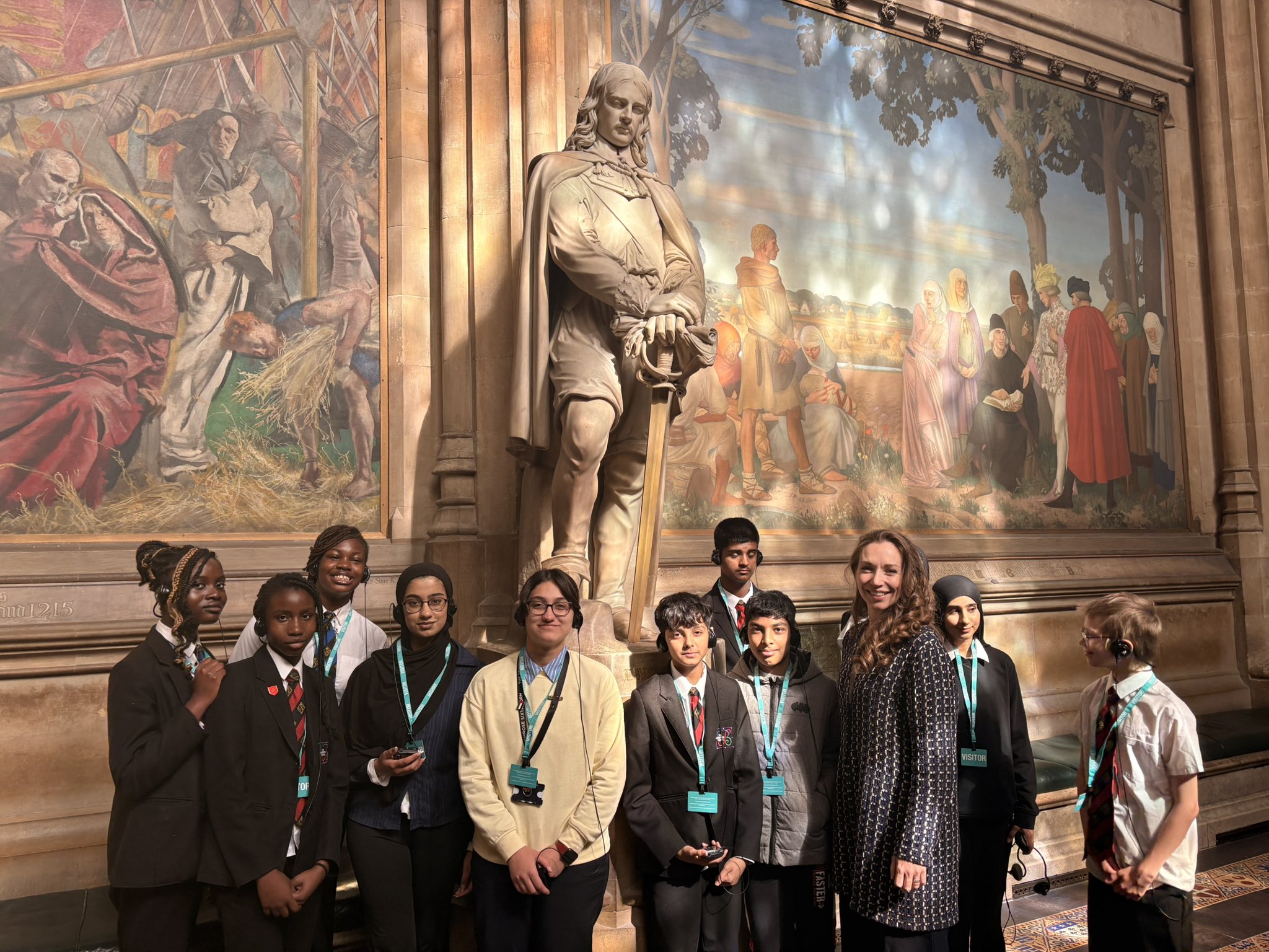 Pupils from The Bemrose School explored the country’s iconic political landmarks, including the House of Commons and the House of Lords - where they were greeted by Derby North MP, Catherine Atkinson