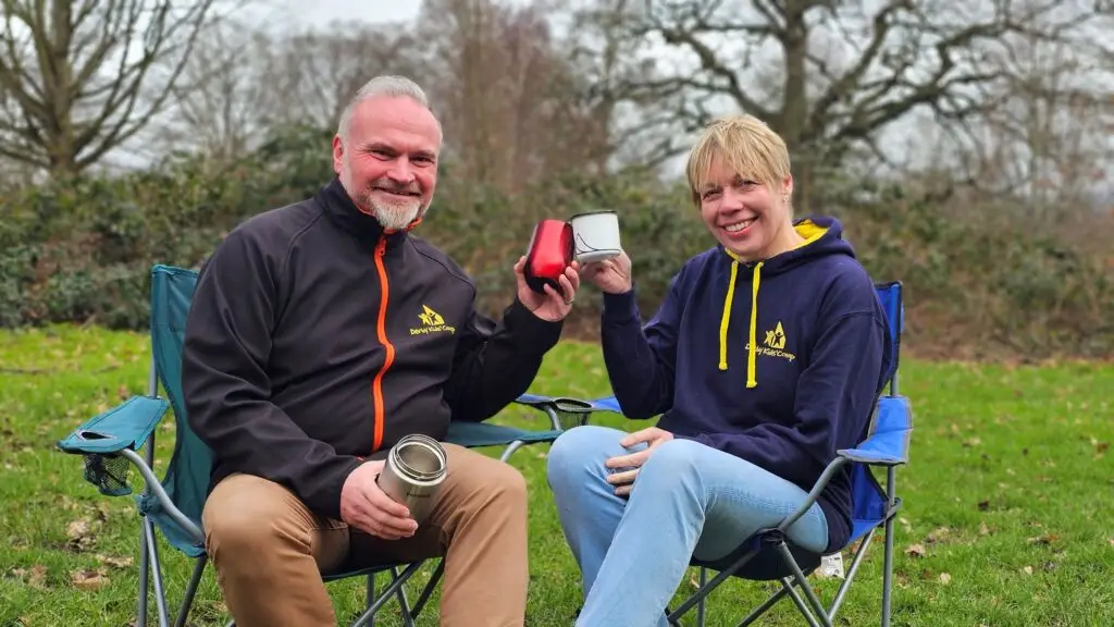 Chris Edwards and Sarah Armitage MBE