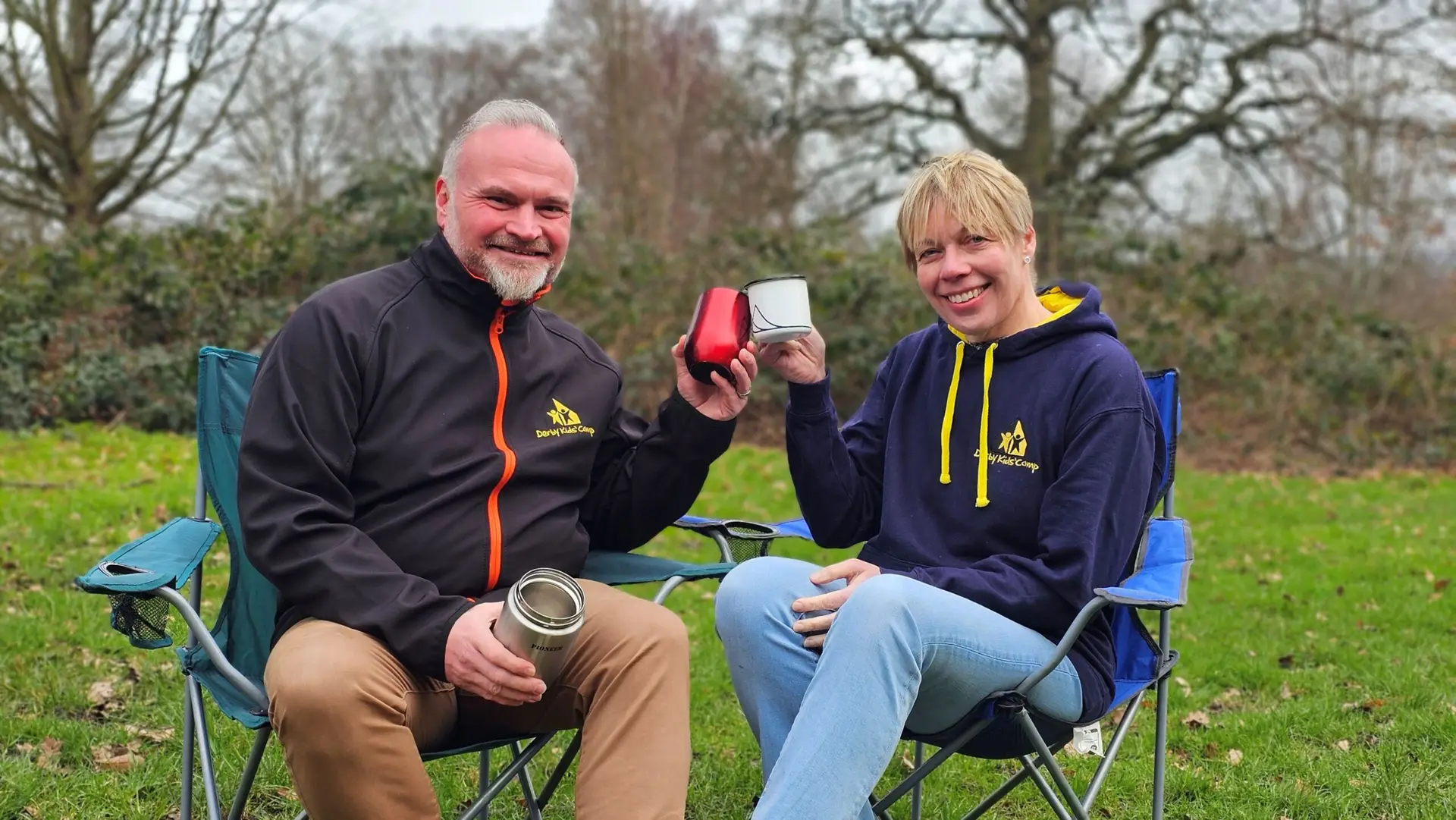 Chris Edwards and Sarah Armitage MBE